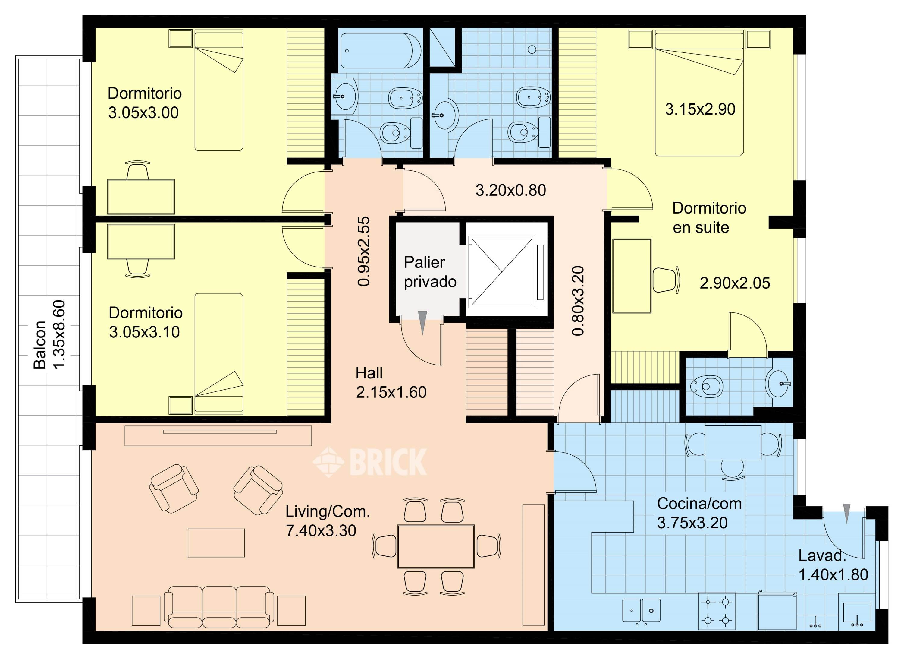 LAS HERAS, AV. al 2900 Piso 5 2